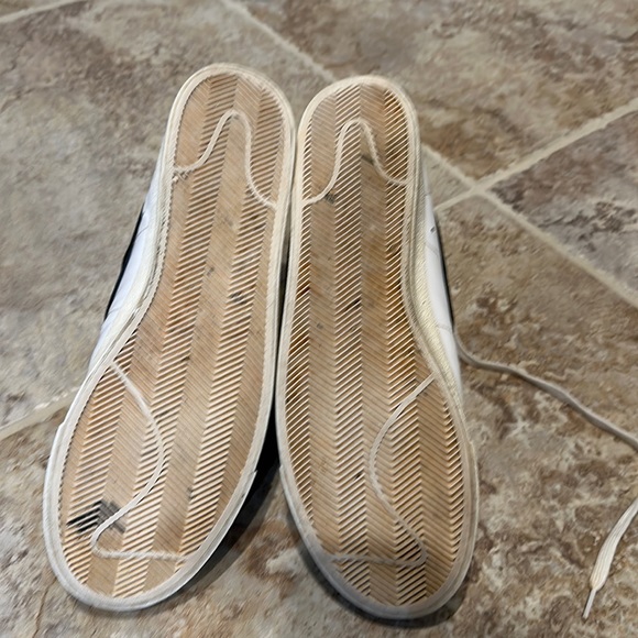 NIKE BLAZER HIGH TOP SNEAKERS. MENS size 13. White w black logo. Og laces. Used - Picture 7 of 14